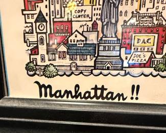 Tony Graham "Manhattan!!" Print - 1978