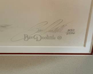 Bev Doolittle "Sacred Ground" Signed and Numbered Limited Edition Lithographs