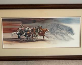 Bev Doolittle "Wolves of the Crow" Limited Edition Print 360/2650