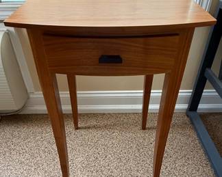 Handcrafted Walnut Side Table with Dovetail Drawer (1 of 2)