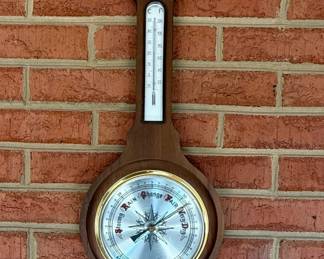 West-Germany Banjo Barometer and Thermometer Set