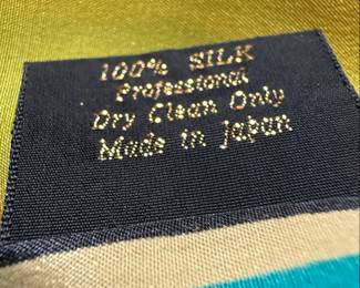 Bob Mackie "Wearable Art" 100% Silk Scarf