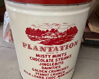 Plantation Candies Inc. Vintage Candy Tin