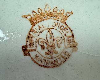 Victorian "Imperial Order" Transferware Chamber Pot