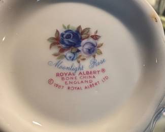 Royal Albert Moonlight Rose Bone China Tea Set (1987)