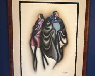 Robert Redbird "Kiowa Couple" Print