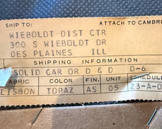 Vintage Lewittes Showpieces by Wieboldt Stores Inc. Cane Back Settee with Tufted Velvet Upholstery