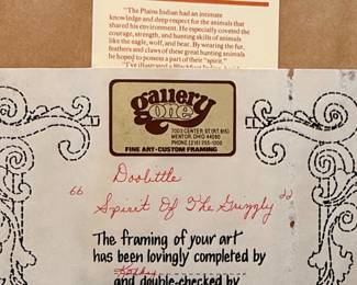 "Spirit of the Grizzly" by Bev Doolittle, Limited Edition Print