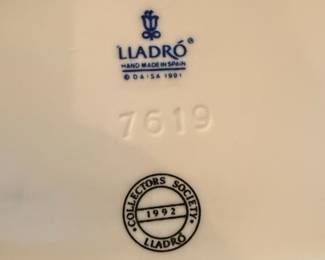 Lladro Best Friend #7620 and Lladro Society Figurines