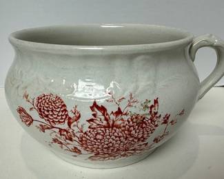 Victorian "Imperial Order" Transferware Chamber Pot