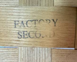 Peterboro Basket Co. Woven Wood Tray and Basket Set