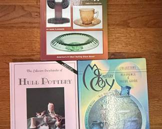 Collector's Reference Books: Depression Glass, Hull Pottery, and McCoy Pottery