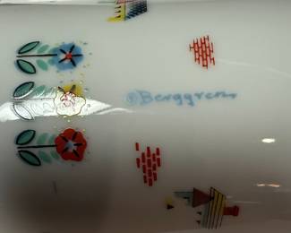 Berggren Scandinavian Folk Art Mugs (Set of 2)