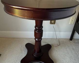 Round Pedestal Accent Table
