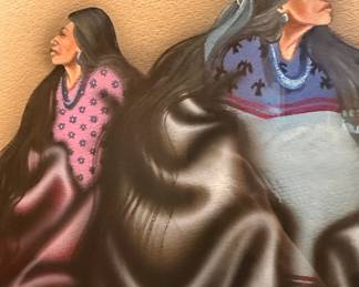 Robert Redbird "Kiowa Couple" Print
