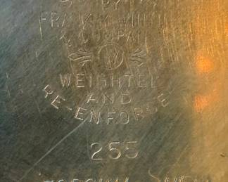 Set of Three Sterling Silver Weighted Candlesticks by Fisher