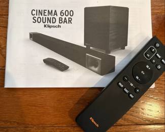 Klipsch Cinema 600 3.1 Soundbar System with Wireless Subwoofer (Model: SUB-10)