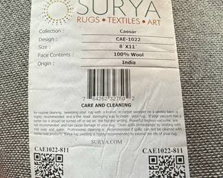 Surya Rugs "Caesar" Collection 8'x11' Wool Area Rug