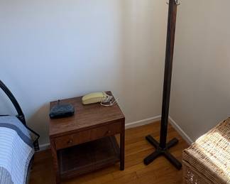 Vintage MCM Nightstands & Coat Rack