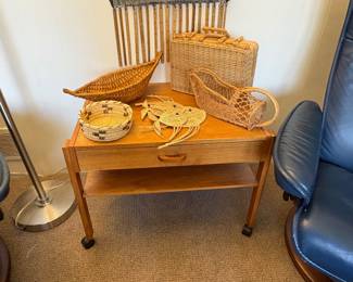 Scandinavian Rolling Cart