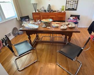 MCM Cantilever Dining Chairs 