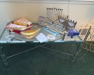 Glass Top Coffee Table 