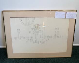 Zevi Blum Original Watercolor 