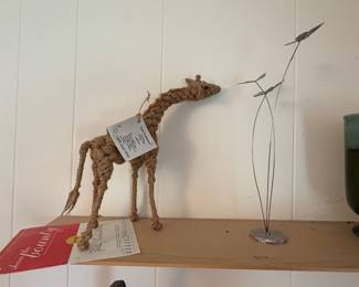 Jute Giraffe Sculpture 