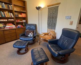 MCM Stressless Leather Recliners