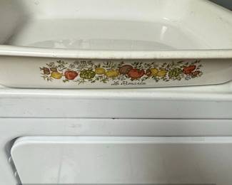 Vintage CorningWare Spice of Life Le Romarin Baking Dish