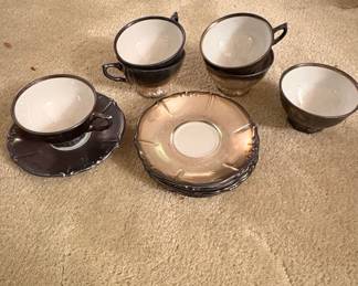 Heinrich Co. Selb Bavaria Porcelain Tea Cup and Saucer Set