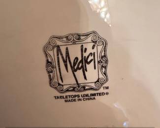 Medici Tabletops Unlimited Fruit Motif with Scrolls Decorative Plate second image