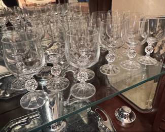 Bohemia Crystal Claudia Pattern Stemware Set