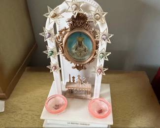 La Nostra Famiglia Religious Altar with Madonna and Child