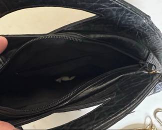 Vintage s Patchwork Snakeskin and Leather Handbag second image