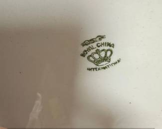 Royal China International Oval Platter with Bird Motif third image