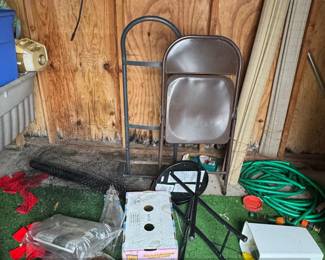 Assorted Shed Contents  Garden Tools, Storage Bins, Grill third image