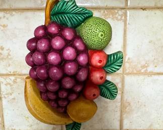 Miller Studio Ceramic Fruit Wall Hangings