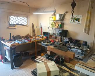 Workshop full of tools