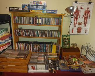CDs and movies