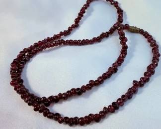 Natural Garnet Necklace