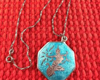 Siam Sterling Necklace