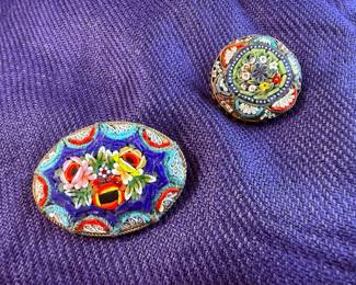 Italian Mosaic Pendants 