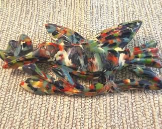 Celluloid Hummingbird Pin 