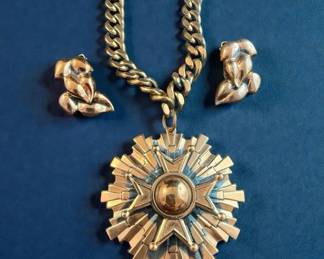 Renoir Copper Pendant  Accent ClipOns 