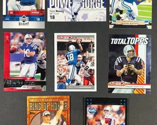 NFL Payton Manning Lot 8 Cards.