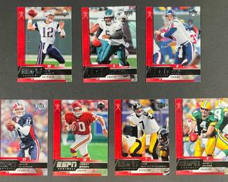 2005 Upper Deck ESPN QB Lot 7 Cards.