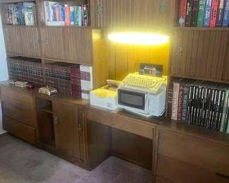 Woodland Wall Unit w/ Aztec Carved Figure Handles