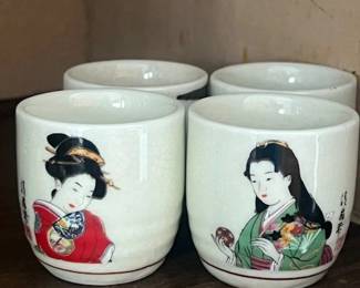 Japanese Porcelain Sake cups