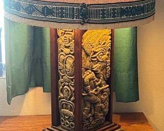 Mayan Motif Lamp